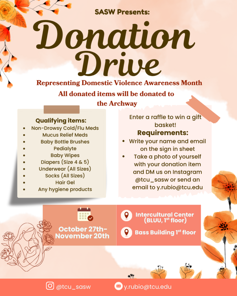 Donation Drive Flyer