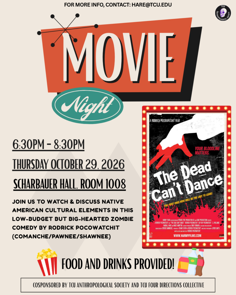 dead cant dance movie night flyer